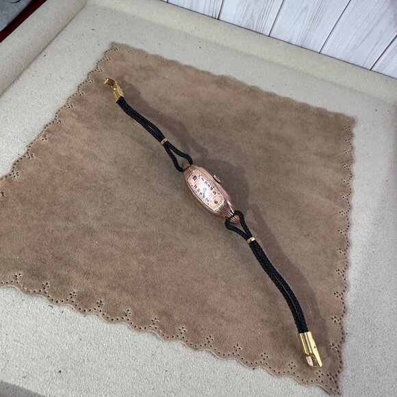 Gruen Curvex Precision Swiss Movement 17 Jewels 10 Karat Rose Gold Filled - Picture 8 of 11